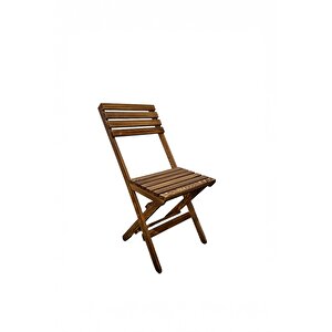Ahşap Balkon Bahçe Mutfak 3'lü Bistro Set 2 Sandalye 1 Masa Takım 50x50cm Ykm Mob246