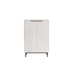 Sleek 72 Cm Ayakkabılık Metal Ayaklı 5 Raflı Beyaz Sk1-w