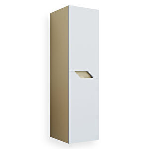 Napoli Mdf Banyo Boy Dolabı Krem-beyaz