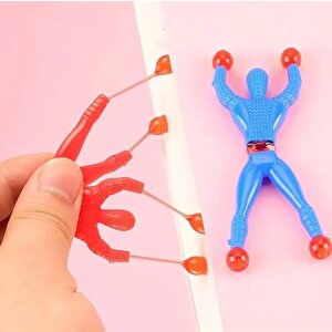 Cama Yapışkan Takla Atan Örümcek Adam Oyuncak Şaka Yapışkan Taklacı Spider Man - 1 Adet