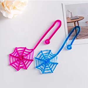 Elastik Yapışkan Örümcek Ağı Oyuncak Şaka Elastik Yapışkan Spider Şlap Ağ - 2 Adet