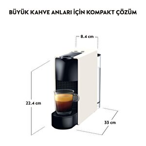 C30 White Essenza Mini Kapsüllü Kahve Makinesi