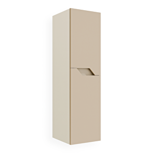 Napoli Mdf Banyo Boy Dolabı Krem-Bej