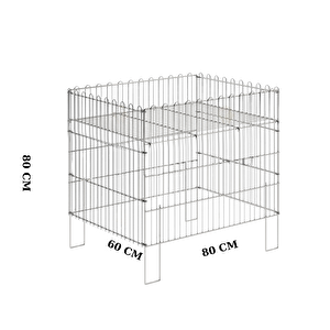 60x80 Cm Metal Sepet Promosyon Sepeti Teşhir Sepeti Çok Amaçlı Sepet