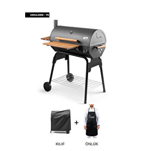 Grillord-75 Kömürlü Barbekü Mangal (önlük Ve Kilif Hedi̇yeli̇)