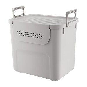Motek  Mybox 1x30 Litre Kulplu Çok Amaçlı Organizer Saklama Kutusu-mt-35