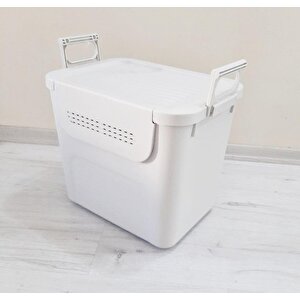 Motek  Mybox 1x30 Litre Kulplu Çok Amaçlı Organizer Saklama Kutusu-mt-35