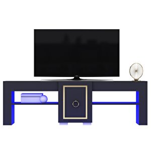 Errva Ledli̇ Tv Sehpasi (alt Modül) Antrasi̇t-altin