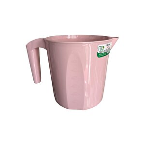 Polytime Plastik Pembe Ölçekli Maşrapa - 1.5 Litre