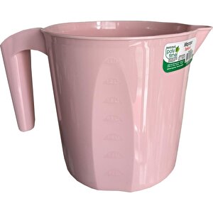 Polytime Plastik Pembe Ölçekli Maşrapa - 1.5 Litre