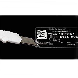 Tesa® 6930 Lazer Etiket Bandı Gri 25mx120mm Gümüş Gri