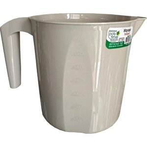 Polytime Plastik Krem Ölçekli Maşrapa - 1.5 Litre