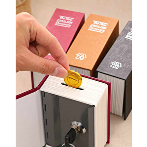 Mühlen Secret Safe 115 | Küçük Boy Gizli Kitap Şekli Anahtarlı Kumbara / Para Kasası