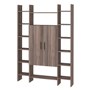 Ismar-130 Modern Raflı Kapaklı Kitaplık İsm05