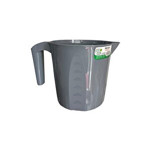 Polytime Plastik Gri Ölçekli Maşrapa - 1.5 Litre