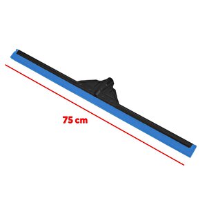 Metal Çekpas Yersil 75 Cm Geniş Kalın İşyeri Cam Zemin Yer Temizleme Çekpas Çekçek