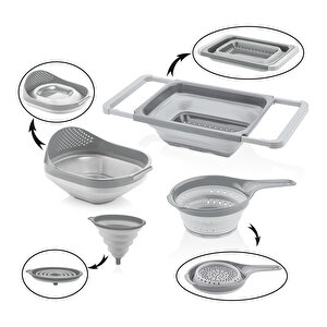 Katlanabi̇li̇r Süzgeç Set 4 Parça Et-00110
