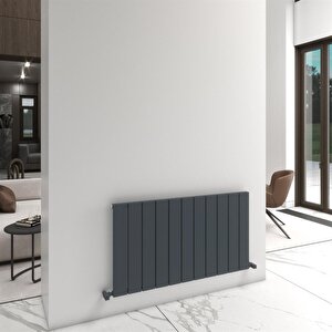 Angers Aluminyum Radyatör 60x109,5cm Kumlu Antrasit