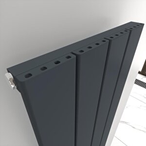 Angers Aluminyum Radyatör 180x49,5cm Kumlu Antrasit