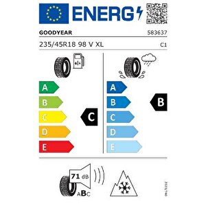 235/45r18 98v Ultragrip Performance + Xl Fp Oto Kış Lastiği ( Üretim : 2024 )