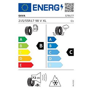 Sava 215/55r17 98v All Weather Xl Oto Dört Mevsim ( Üretim : 2024 )
