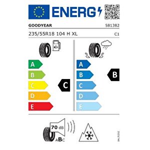 235/55r18 104h Ultragrip Performance+ Suv Xl Oto Kış Lastiği ( Üretim : 2024 )