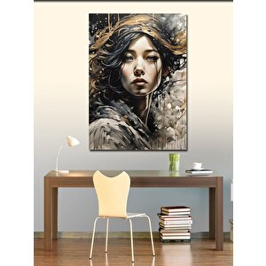 Kanvas Tablo Asyalı Kadın 100x140 cm