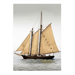 Korsan Gemisi Tasarım Mdf Tablo 25cmx 35cm 25x35 cm
