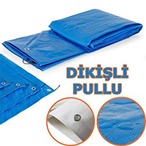 Ebatlı Su Geçirmez Pullu Çadır Branda Tente 7x8 M