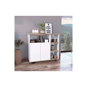 Şafak Mutfak Adası - Beyaz-120 Cm
