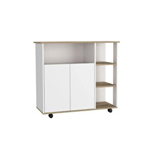 Şafak Mutfak Adası - Beyaz-120 Cm