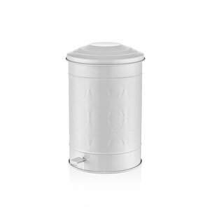 Prizma Çöp Kovası Mutfak Beyaz 37 Lt
