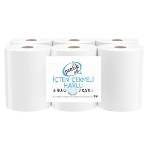 İçten Çekmeli Kağıt Havlu 6 Rulo
