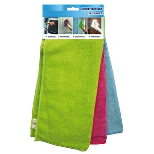 3'lü Paket 30 X 40 Cm Mikrofiber Bez