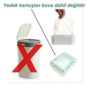 Motek Bebek Bezi Kovası Yedek Kartuşu 505ad Bez Kapasitelidir(kova Değildir Yedek Kartuştur)