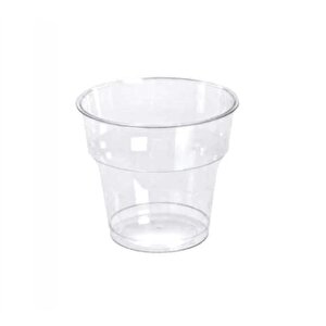 Poppy Şeffaf Plastik Kristal Bardak - 180 Cc. - 180 Ml. - 1000 Adetlik Koli