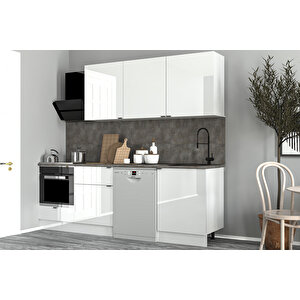 240 Cm %100 Mdf Tezgahlı Efi̇l Mutfak Dolabi