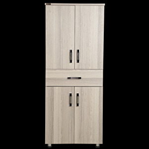 Çok Amaç 12862 Dolap Hard Model Parlak Cordoba Suntalem 4 Raf 1çek 150 El Yapım