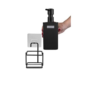 Okyanus Home Siyah Eko Magic Standlı Mina Kare Sıvı Sabunluk