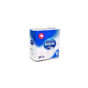 Mavi Beyaz Çift Kat Tuvalet Kağıdı 32 Rulo