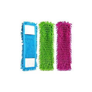 Mikrofiber Makarna Yedek Mop Paspas 50cm 3 Adet