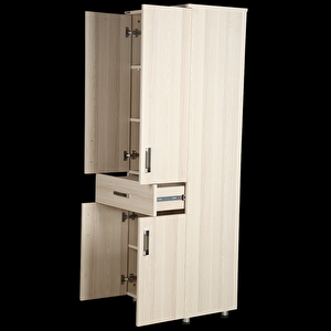 Çok Amaçlı 12686 Dolap Hard Model Parlak Carden Suntalem 4raf 1çekm 180cm El Yapı
