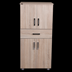 Çok Amaçlı 12679 Dolap Model Hard Parlak Somon Suntalem 4raf 1çekme 130 El Yapım