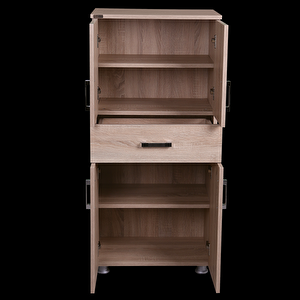 Çok Amaçlı 12679 Dolap Model Hard Parlak Somon Suntalem 4raf 1çekme 130 El Yapım
