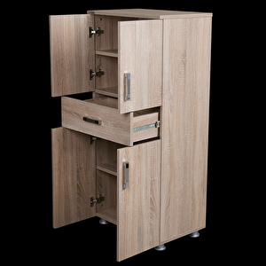Çok Amaçlı 12679 Dolap Model Hard Parlak Somon Suntalem 4raf 1çekme 130 El Yapım