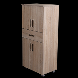 Çok Amaçlı 12679 Dolap Model Hard Parlak Somon Suntalem 4raf 1çekme 130 El Yapım