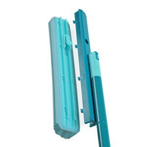 Geseus Motek Soft Mop Mikrofiber Cam,parke Islak Zemin Temizlik Seti Çift Hazneli Yıka Sık Temizle-mt23