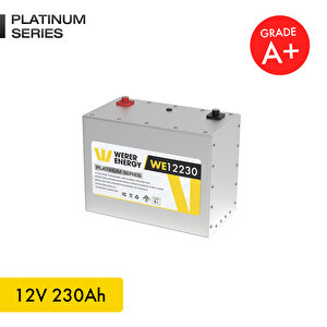 12V 230Ah LiFePO4 Platinum Series Bluetooth'lu Lityum Demir Fosfat Akü