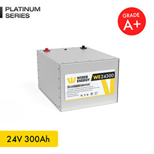 24V 300Ah LiFePO4 Platinum Series Bluetooth'lu Lityum Demir Fosfat Akü