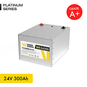 24V 300Ah LiFePO4 Platinum Series Bluetooth'lu Lityum Demir Fosfat Akü